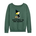 thumbnail image 1 of Peanuts - Witch Way To The Candy - Women's Lightweight French Terry Long Sleeve Shirt, 1 of 6