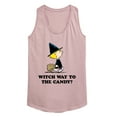 thumbnail image 1 of Peanuts - Witch Way To The Candy - Women's Racerback Tank Top, 1 of 6