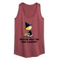 thumbnail image 1 of Peanuts - Witch Way To The Candy - Women's Racerback Tank Top, 1 of 6