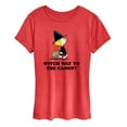 thumbnail image 1 of Peanuts - Witch Way To The Candy - Women's Short Sleeve Graphic T-Shirt, 1 of 6