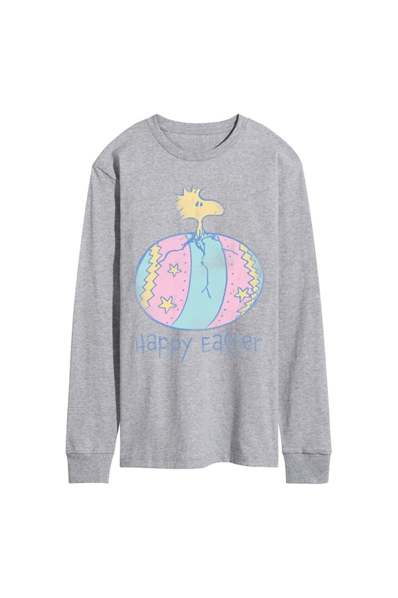 - Wo Happy Easter - Men's Long Sleeve Graphic T-Shirt