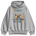 thumbnail image 1 of Peanuts - Women Support Women Oversized Fleece Hoodie Sweatshirt, 1 of 4