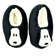 PEANUTS Women's 3D Plush Head Fuzzy Babba Slipper Socks, 1-Pack, Sizes S/M-M/L