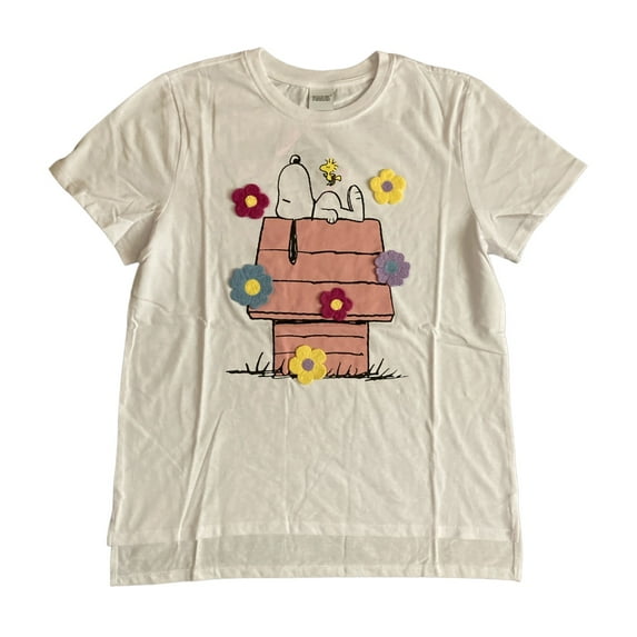 Peanuts Women's Character Soft Short Sleeve Round Neck T-Shirt