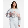 Peanuts Women's Crewneck Sweatshirt with Long Slee