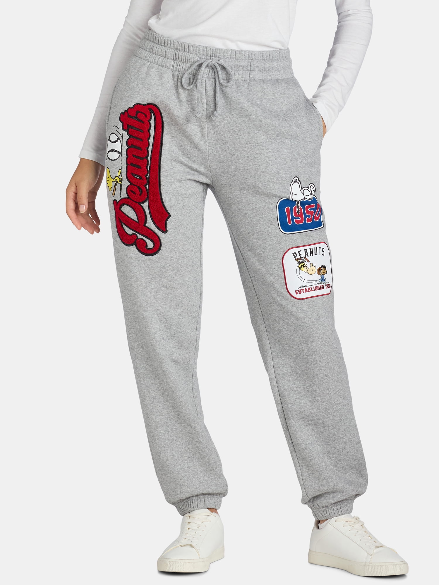 Peanuts women's Graphic Joggers - XXS-XXL Sizes - Walmart.com