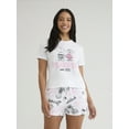 thumbnail image 1 of Peanuts Women's Graphic Tee and Shorts Set, 2-Piece, Sizes XXS-XXL, 1 of 5