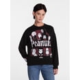thumbnail image 1 of Peanuts Women's Halloween Graphic Fleece Sweatshirt with Long Sleeves, Sizes XXS-XXL, 1 of 5