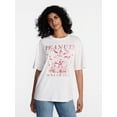 thumbnail image 1 of Peanuts Women's Halloween Graphic Oversized Tee, Sizes XXS-XXL, 1 of 5