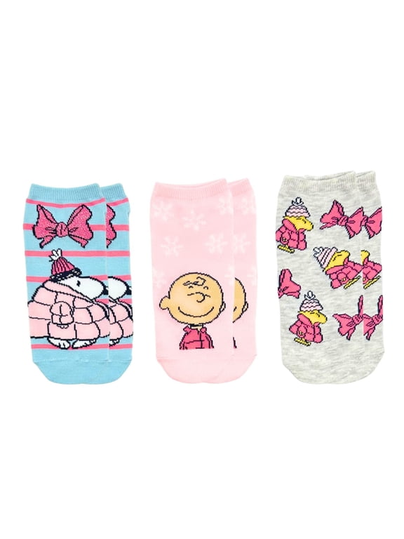 Women's Holiday No-Show Socks, 3-Pack, Size 4-10