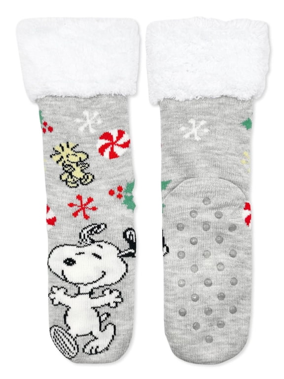 Women's Holiday Slipper Socks, 1-Pack, Size 4-10