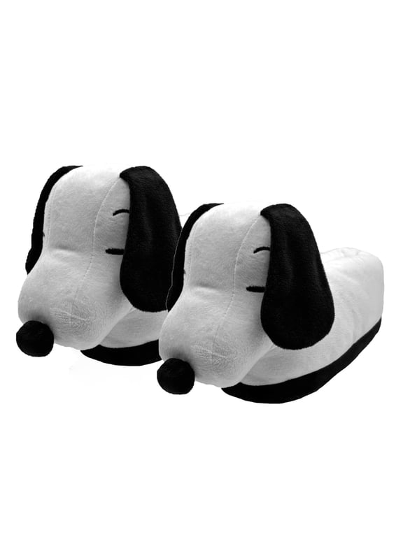 Women's Snoopy 3D Plush Head Slippers, 1-Pack, Sizes XS/S, M/L, L/XL