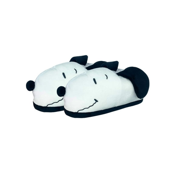 Peanuts Women's Snoopy 3D Plush Head Slippers, 1-Pack, Sizes XS/S, M/L, L/XL