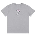 thumbnail image 1 of Peanuts Women's Snoopy Shirt, Classic Cartoon Snoopy T-shirt Light Heather Grey – XL, 1 of 5