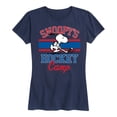 thumbnail image 1 of Peanuts - Snoopy's Hockey Camp - Women's Short Sleeve Graphic T-Shirt, 1 of 6