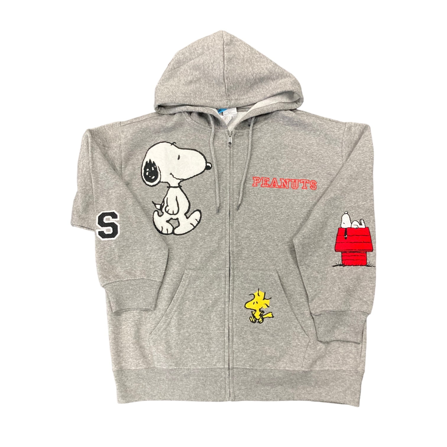 スヌーピー  ZIP UP ジャケットXL Peanuts Women's Soft Full Zipper Closure Long Sleeve Hoodie Jacket