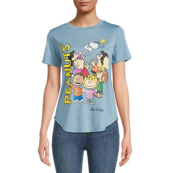 Peanuts Women's T-Shirt with Short Sleeves