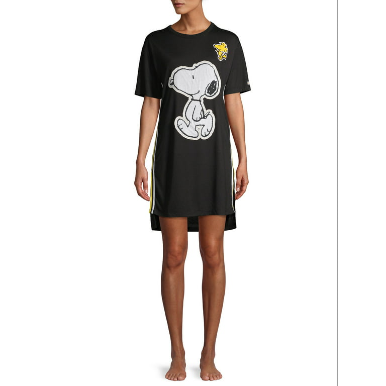 Peanuts Women\'s and Women\'s Plus Size Shirt Sleep Snoopy