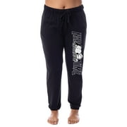 PJAMMY Peanuts Womens' Snoopy Nap Time Character Comic Sleep Jogger Pajama Pants