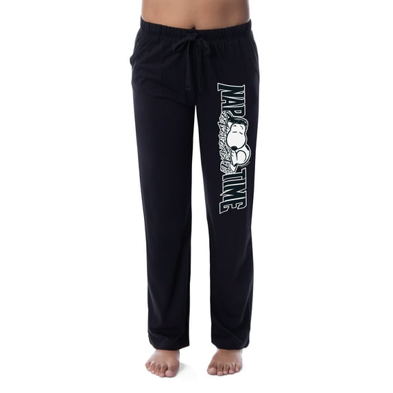 Peanuts Womens' Snoopy Nap Time Character Comic Sleep Pajama Pants