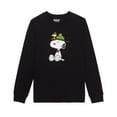 thumbnail image 1 of Peanuts Womens Snoopy Scout Crew Graphic T-Shirt, Black, Large, 1 of 1