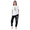 thumbnail image 1 of Peanuts Womens' Snoopy Woodstock All Smiles Sleep Jogger Pajama Set, 1 of 6