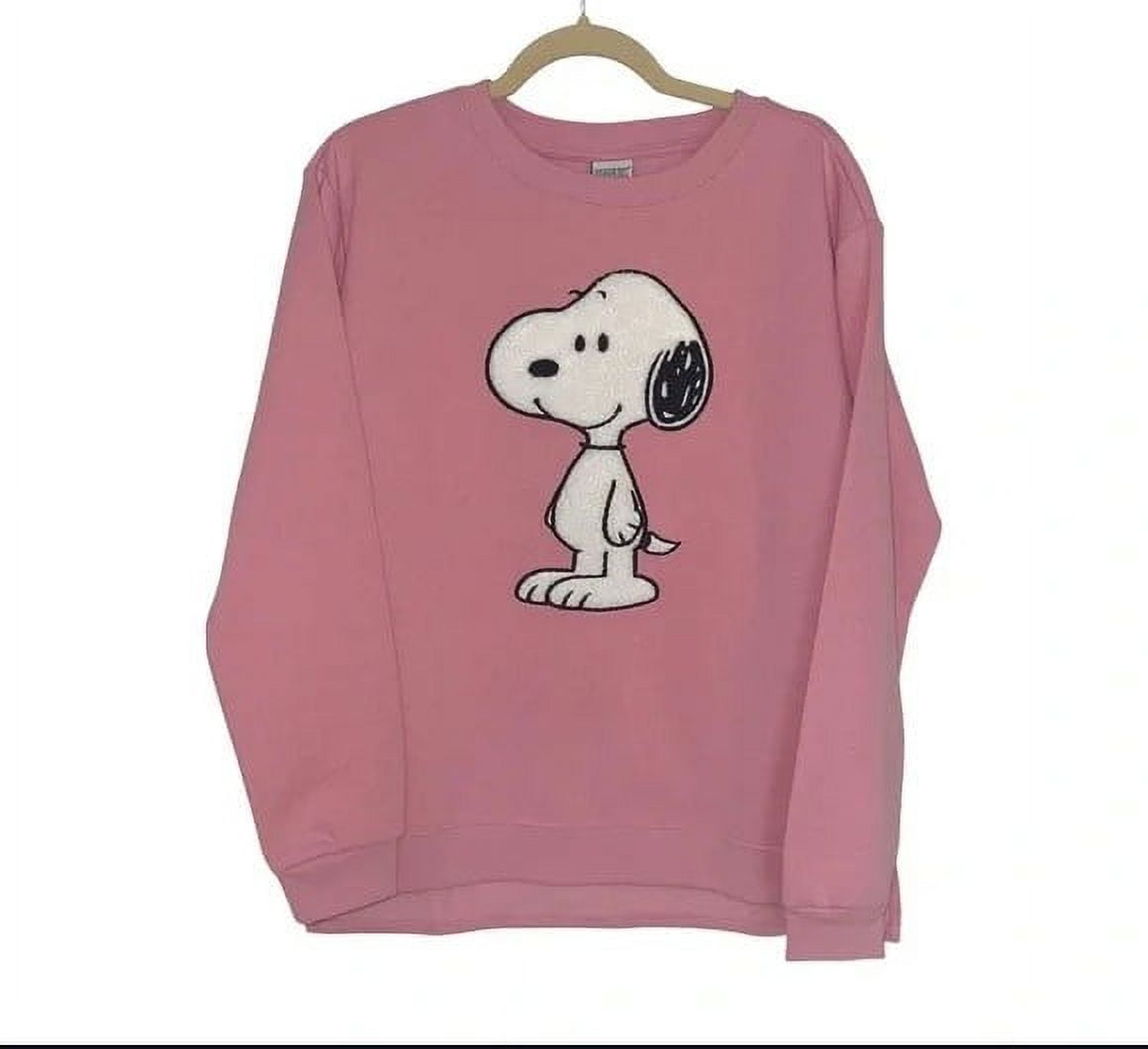 Pink outlet snoopy sweatshirt