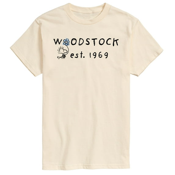 Peanuts - Woodstock 1969 - Men's Short Sleeve Graphic T-Shirt