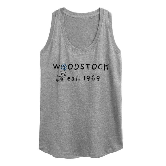 Peanuts - Woodstock 1969 - Women's Racerback Tank Top