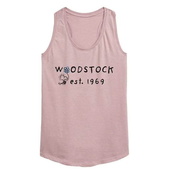 Peanuts - Woodstock 1969 - Women's Racerback Tank Top