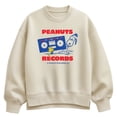 thumbnail image 1 of Peanuts - Woodstock Boombox - Women's Oversized Fleece Crew Sweatshirt, 1 of 4