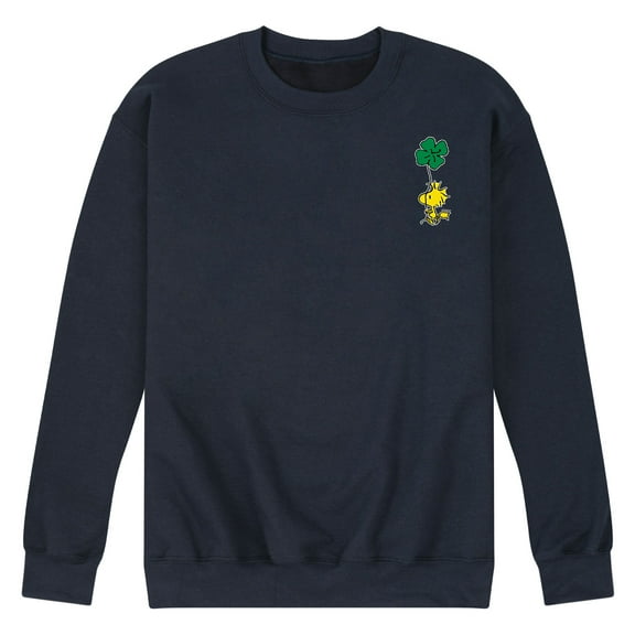 Peanuts - Woodstock Clover - Men's Crew Neck Fleece Pullover