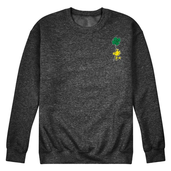 Peanuts - Woodstock Clover - Men's Crew Neck Fleece Pullover