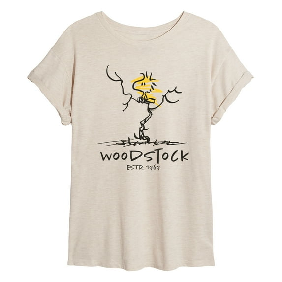 Peanuts - Woodstock Estd - Juniors Ideal Flowy Muscle T-Shirt