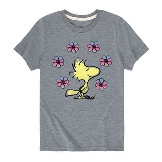Peanuts - Woodstock Floral Boys' Short Sleeve Graphic T-Shirt