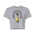 thumbnail image 1 of Peanuts - Woodstock Flower - Juniors Cropped Cotton Blend T-Shirt, 1 of 6