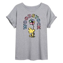 Peanuts - Woodstock Flower - Women's Oversized T-Shirt