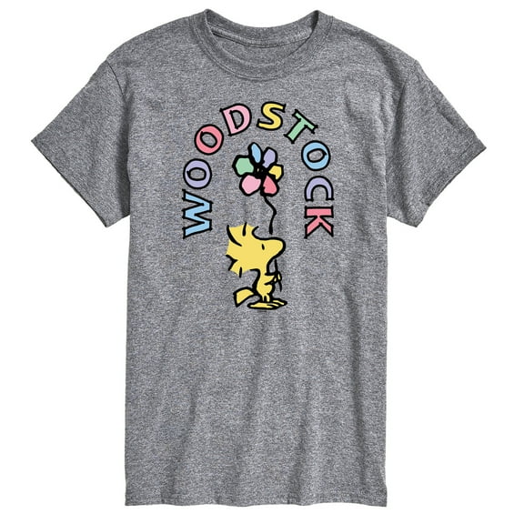 Peanuts - Woodstock Flower - Men's Short Sleeve Graphic T-Shirt