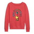 thumbnail image 1 of Peanuts - Woodstock Flower - Women's Lightweight French Terry Pullover, 1 of 6