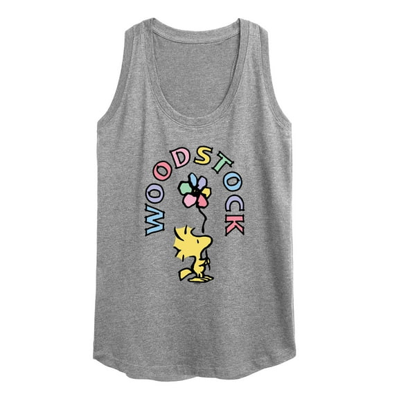 Peanuts - Woodstock Flower - Women's Racerback Tank Top