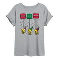 thumbnail image 1 of Peanuts - Woodstock Merry And Bright Christmas - Women's Oversized Graphic T-Shirt, 1 of 6