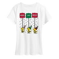 thumbnail image 1 of Peanuts - Woodstock Merry And Bright Christmas - Women's Short Sleeve Graphic T-Shirt, 1 of 6