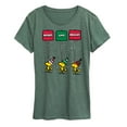 thumbnail image 1 of Peanuts - Woodstock Merry And Bright Christmas - Women's Short Sleeve Graphic T-Shirt, 1 of 6