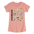 thumbnail image 1 of Peanuts - Woodstock Months - Toddler & Youth Girls Short Sleeve Graphic T-Shirt, 1 of 5