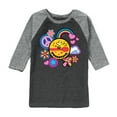 thumbnail image 1 of Peanuts - Woodstock Peace And Love Flair - Youth Raglan Tee, 1 of 7