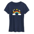 thumbnail image 1 of Peanuts - Woodstock Rainbow - Women's Short Sleeve Graphic T-Shirt, 1 of 5