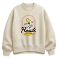 thumbnail image 1 of Peanuts - Woodstock Records - Women's Oversized Fleece Crew Sweatshirt, 1 of 4
