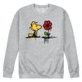 thumbnail image 1 of Peanuts - Woodstock Rose - Men's Crew Neck Fleece Pullover, 1 of 6