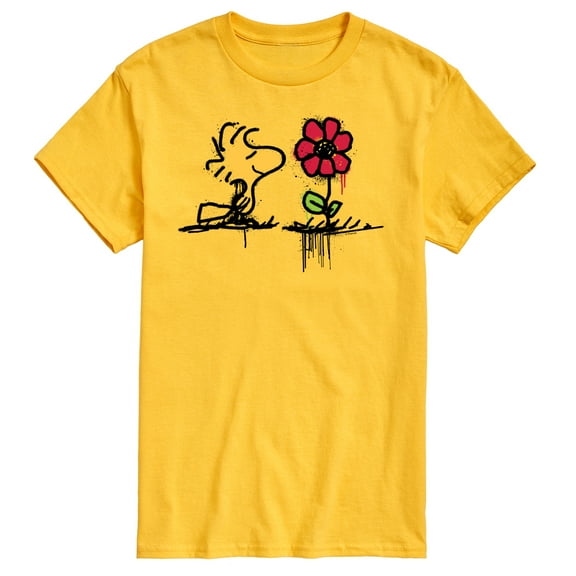 Peanuts - Woodstock Rose - Men's Short Sleeve Graphic T-Shirt