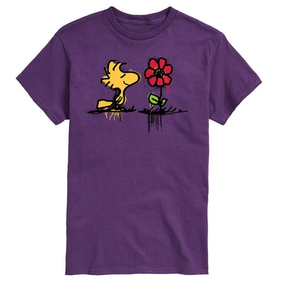 Peanuts - Woodstock Rose - Men's Short Sleeve Graphic T-Shirt